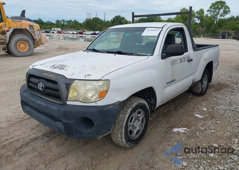 2008 Toyota Tacoma из США, поврежденный, VIN 5TENX22N88Z485845